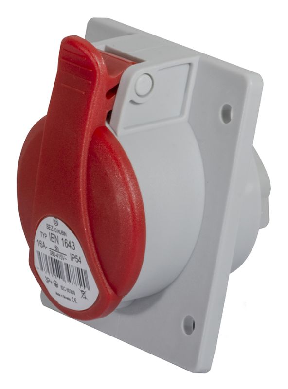 Розетка встр. IEN 1643 4р/16А, SEZ IP44(IEN 1643)