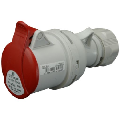 Розетка переносна ISN 1643 4р/16А , IP44 SEZ(ISN 1643)