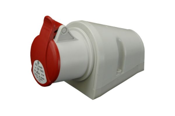 Розетка стаціонарна IZN 1653 5р/16А/3Р+N+РЕ, IP44(IZN 1653)