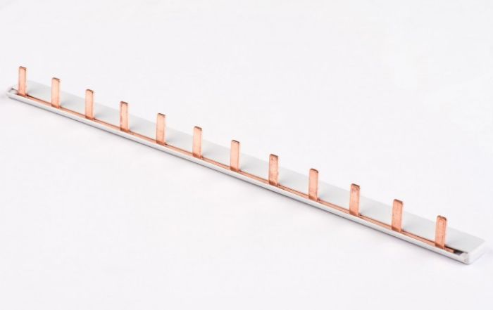 Шина PIN-1/63 12 мод. (штырь) 1-полюсн. 24 см TAKEL(501251)