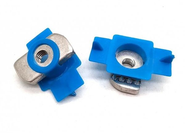 Гайка ART 613 M10 plastic fixation цинк