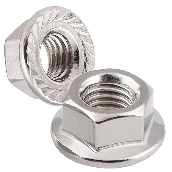 Гайка DN 6923 M8 нержав. с насечками