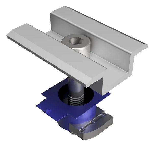 Прижим межмодульный Т-образный H35 (комплект)