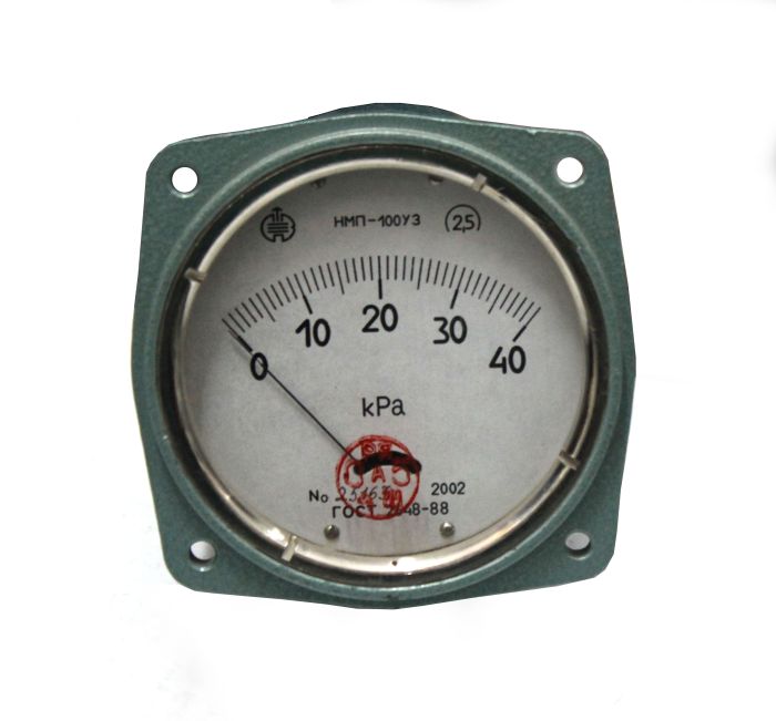 Напоромер НПМ-100 У3, 0-40 кРа