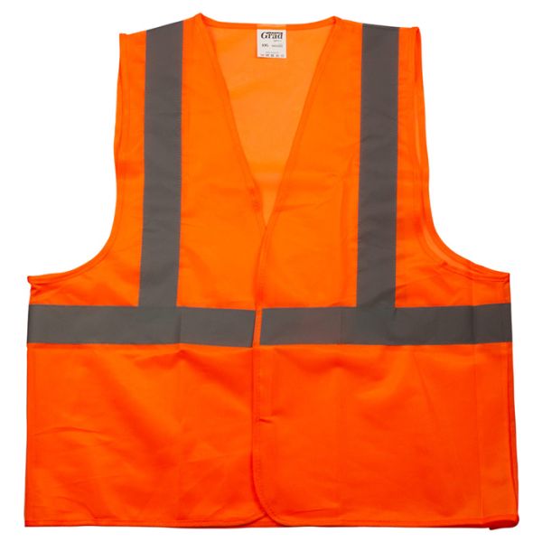 Жилет сигнальний померанчевий 3 світловідбивні смужки XXL Grad 9451655(9451655)