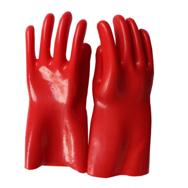 Перчатки д/э, бесшовные, латексные кл.1/до 7500В()