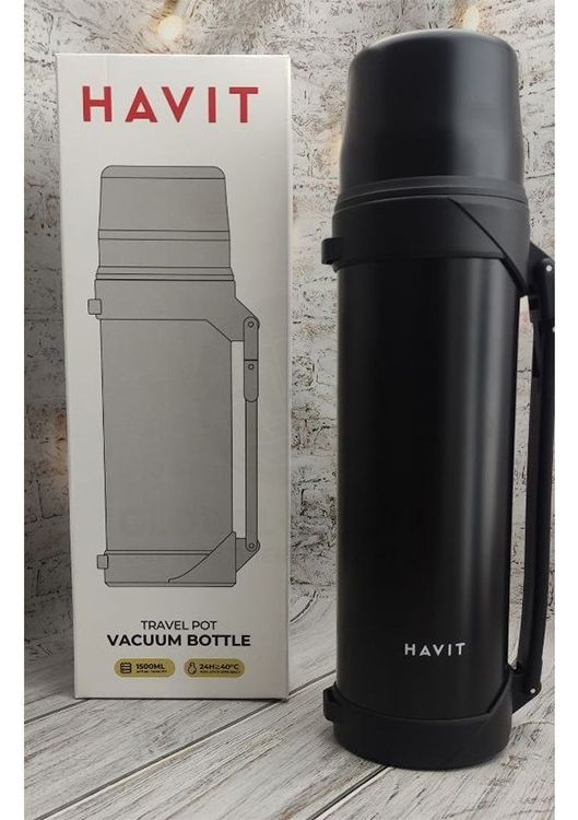 Термос HAVIT HV-TM001 1500ml Black(27395)