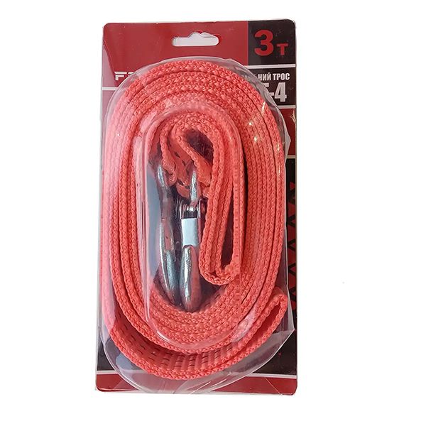 Тросс буксировочный ТВ-3Т-4, 3т, длина 4м FORTE 131162(131162)