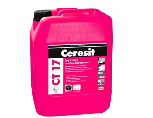 Грунтовка СТ-17 глубокого проник. 5л CERESIT 947520(947520)