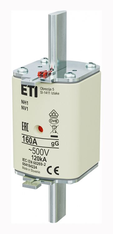 Запобіжник NH-1/gG 160A Kombi ETI(4184224)