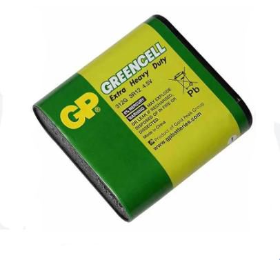 Батарейка GP Greencell 4,5V сольова 312-G-U1 3R12(312-G-U1)