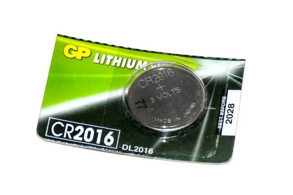 Батарейка GP дискова Lithium Button Cell 3.0V CR2016-8U5 (7С5)(CR2016-8U5)