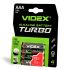 Батарейка лужная Videx LR03/AAA 1.5 V Turbo (4 шт/блс) LR03T/AAA 4B(27021)