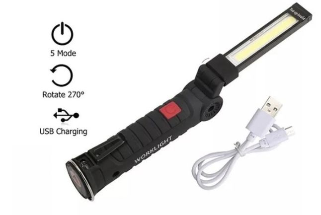 Ліхтар кемпінговий з магнітом COB+ Q5 W51 БЕЗ ГАРАНТІЇ(W51)