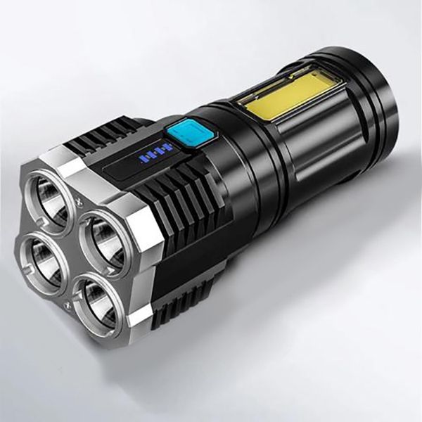 Ліхтар ручний акумуляторний X509 (LED+COB) micro usb вбуд.акум. БЕЗ ГАРАНТИИ(509)
