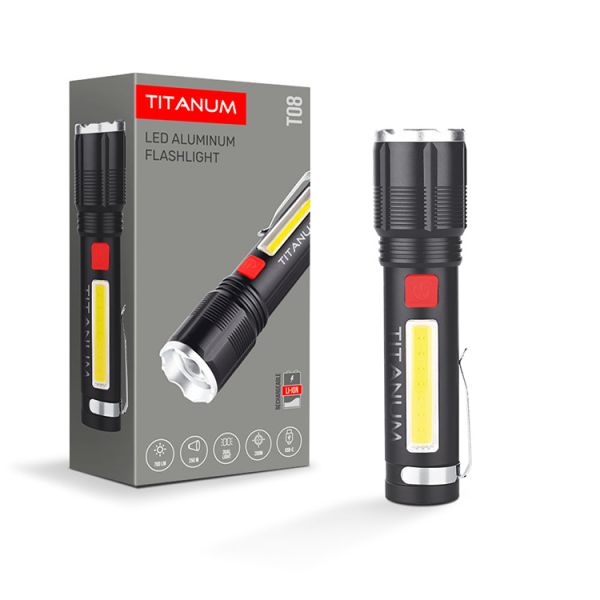 Ліхтар LED TITANUM TLF-T08 700Lm 6500K портативний(TLF-T08)