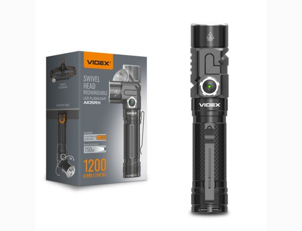 Фонарь LED Videx VLF-A105RH 1200Lm 5000K портативний(VLF-A105RH)