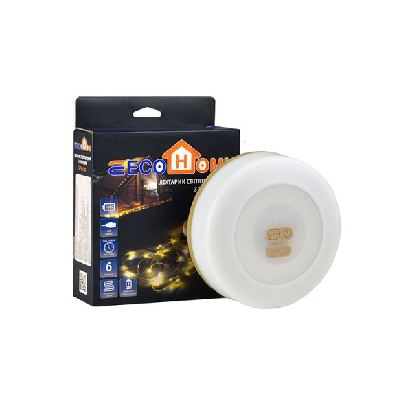Ліхтар ECOHOME GF5018R світлодіодний з гірляндою АСКО(ECO018001012)