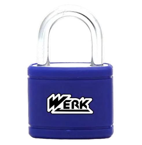 Замок навісний 60мм WERK PVC-IP-0160W(121468)