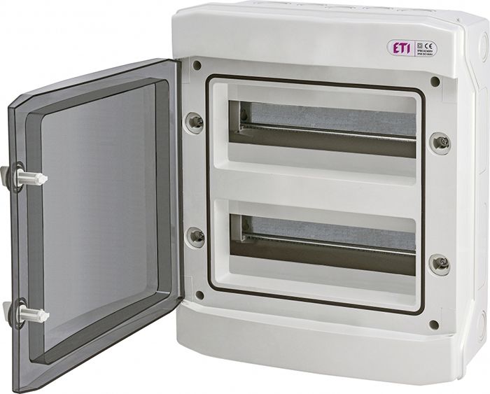 Щиток 24 модульный прозрачная дверь IP 65, ECH 24PT н/у, ЕТІ(1101063)