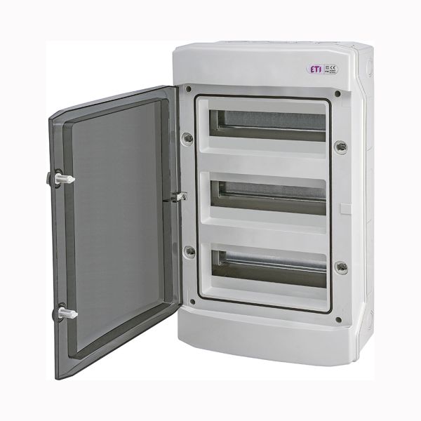 Щиток 36 модульный прозр. дверь  IP 65, ECH 36PT н/у, ЕТІ(1101064)