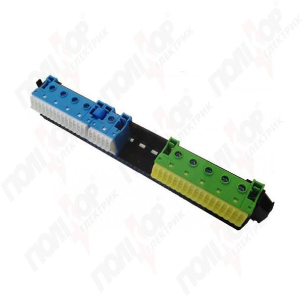 Держатель с клеммами PE/N 19xN+17xPE/ 5xN+5xPE VZ463 Hager(VZ463)