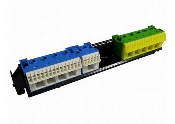 Держатель с клеммами PE/N 19xN+17xPE/ 5xN+5xPE VZ463 Hager(VZ463)