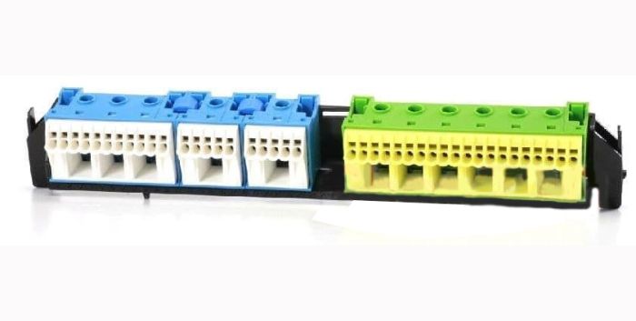 Держатель с клеммами PE/N 21xN+20xPE/ 5xN+6xPE VZ464 Hager(VZ464)