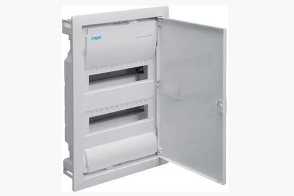 Щиток 24(28)  модулей в/у , c метал. дверцей, VU24UA VOLTA, IP30, Hager(VU24UA)