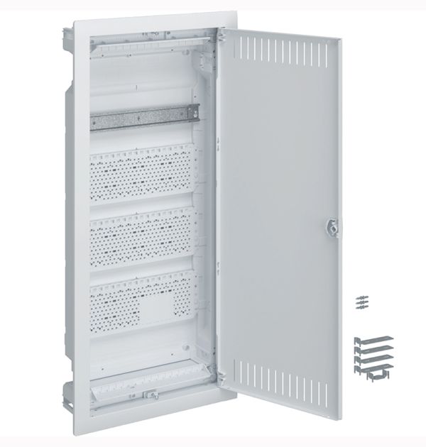 Щиток 48-мод. 4-рядний  для ММ обладнення в/у з метал. дверкою Hager VOLTA VU48NWB(VU48NWB)