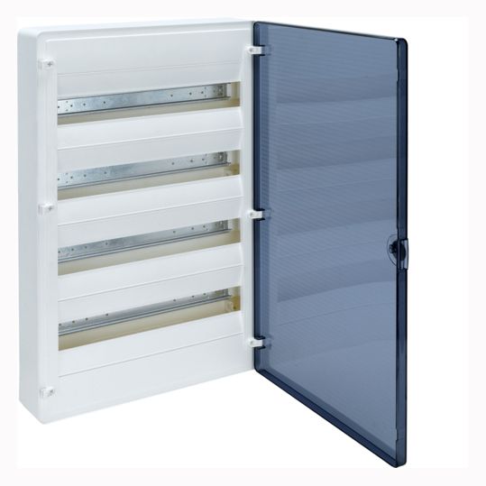 Щиток 72-мод.(4х18) внешний с прозр. дверцей  Hager VS418TD Golf IP 40(VS418TD)