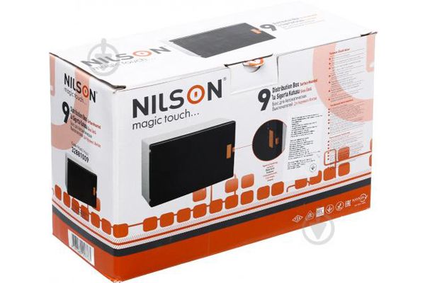 Щиток пластиковый Nilson quantum на 9 мод. н/у c крышкой 32881009(32881009)