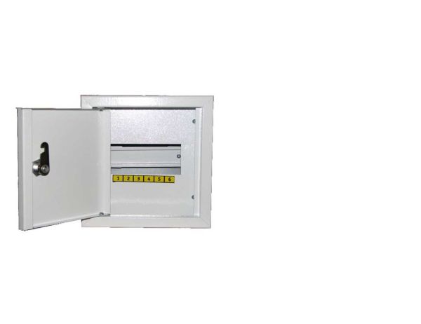 Щиток освещения металлический наруж. ШМР-А-6-Н 180*180*90 ЛОЗА(ШМР-А-6-Н)