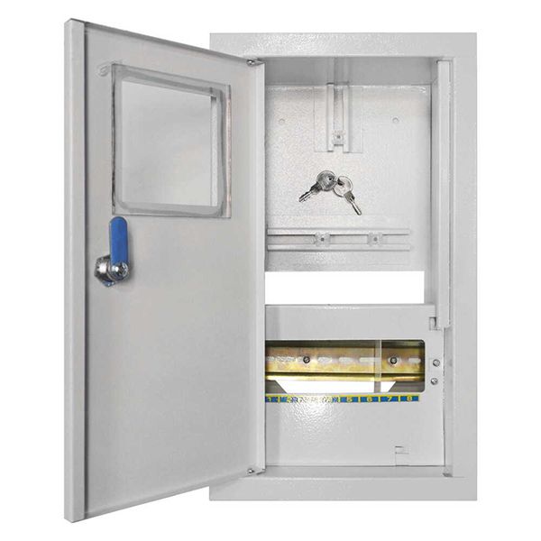 Шкаф металл. распред. внутр. ШМР-1Ф-8А-В, электронный  Новая энергия(ШМР-1Ф-8А-В)