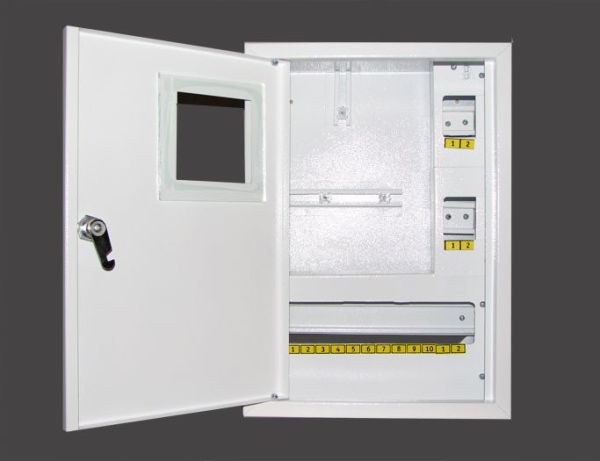 Шкаф металл. распред. внутр. ШМР-1Фе-16А-В 365*260*96 ЛОЗА(ШМР-1Фе-16А-В)