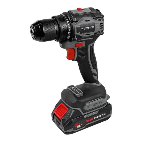 Шуруповерт аккумуляторный FORTE CDR-21B (2 аккумулятора+зарядка) 138116(138116)