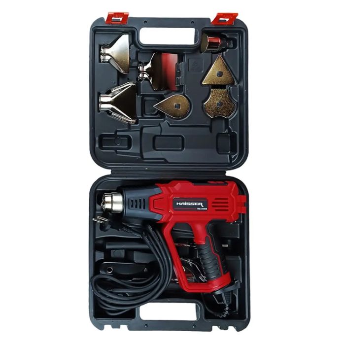 Фен будівельний HG-20DB 2000W у кейсі HAISSER 120283(120283)