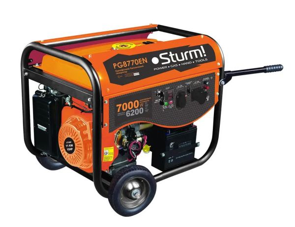 Генератор бензиновый STURM PG8770EN 7,0 квт(PG8770EN)