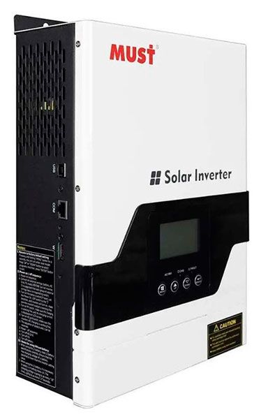 Гібридний інвертор MUST PV18-1612VPM, 1600W, 12V, ток заряда 16-80А, MPPT 80А(38291)