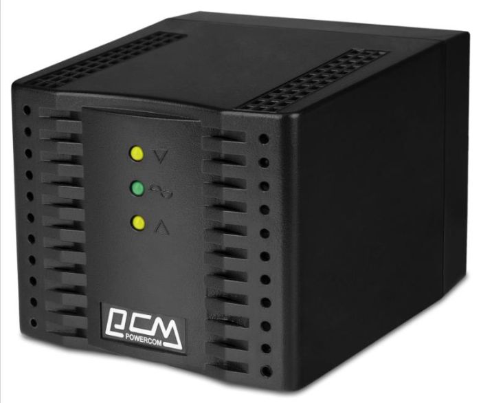 Стабілізатор Powercom TCA-1200 600Вт чорний