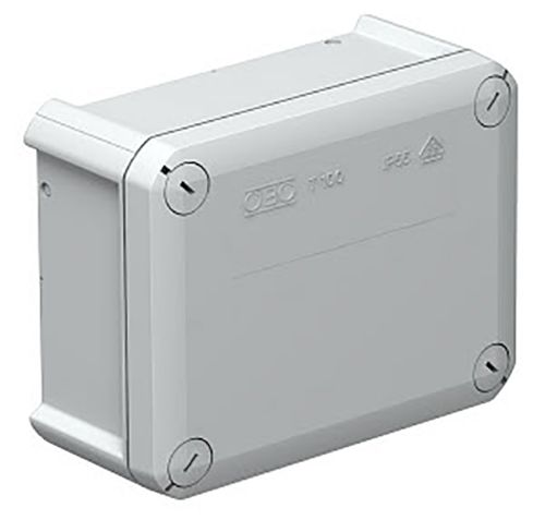 Коробка розподільча OBO Bettermann T-160 (10*М25) без кабельнbх вводsв, ІР66 ІР66 світло-сіра(2007271)