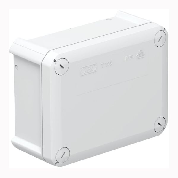 Коробка розподільча OBO Bettermann Т-100 150*116*67 без кабельних вводів, ІР66(2007255)
