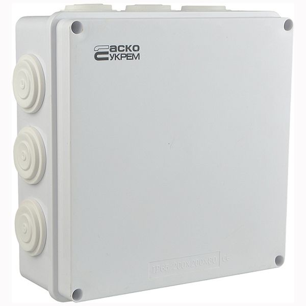 Коробка розподільча 200х200х80, IP65 TY-RA АсКо(A0150170023)