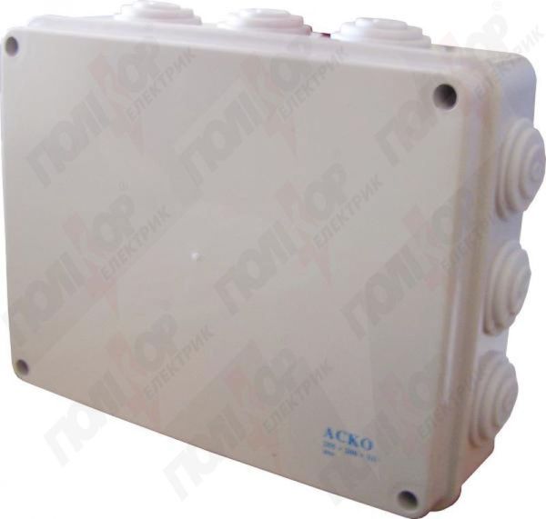 Коробка розподільча 255х200х80, IP65 TY-RA АсКо(A0150170024)