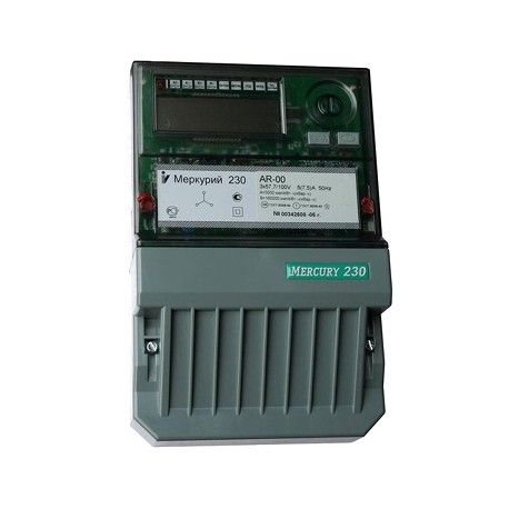 Счетчик эл.энергии Меркурий 230 АRТ2-00 РQC(R)SIDN, 3*57,7/100 В, 5(7,5) А