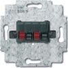 Механизм розетки акуст. 4 контакта черный ABB BASIC 55(0248)