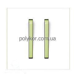 Клавиша 2кл. NEO белый/зеленый лед ABB(3559M-A00652 42)