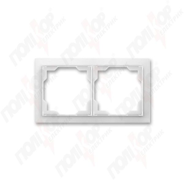 Рамка 2 кр. NEO бело-ледяной ABB(3901M-A00120 01)