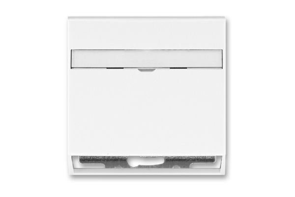 Розетка телефонная одинарная NEO белый накладка с суппортом и RJ11 в сборе ABB(5014M-A00100 03 41)