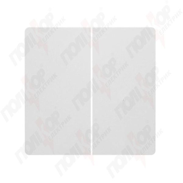 Клавиша выкл. 2кл., белая ABB Swing(3557G-A00652 B1)